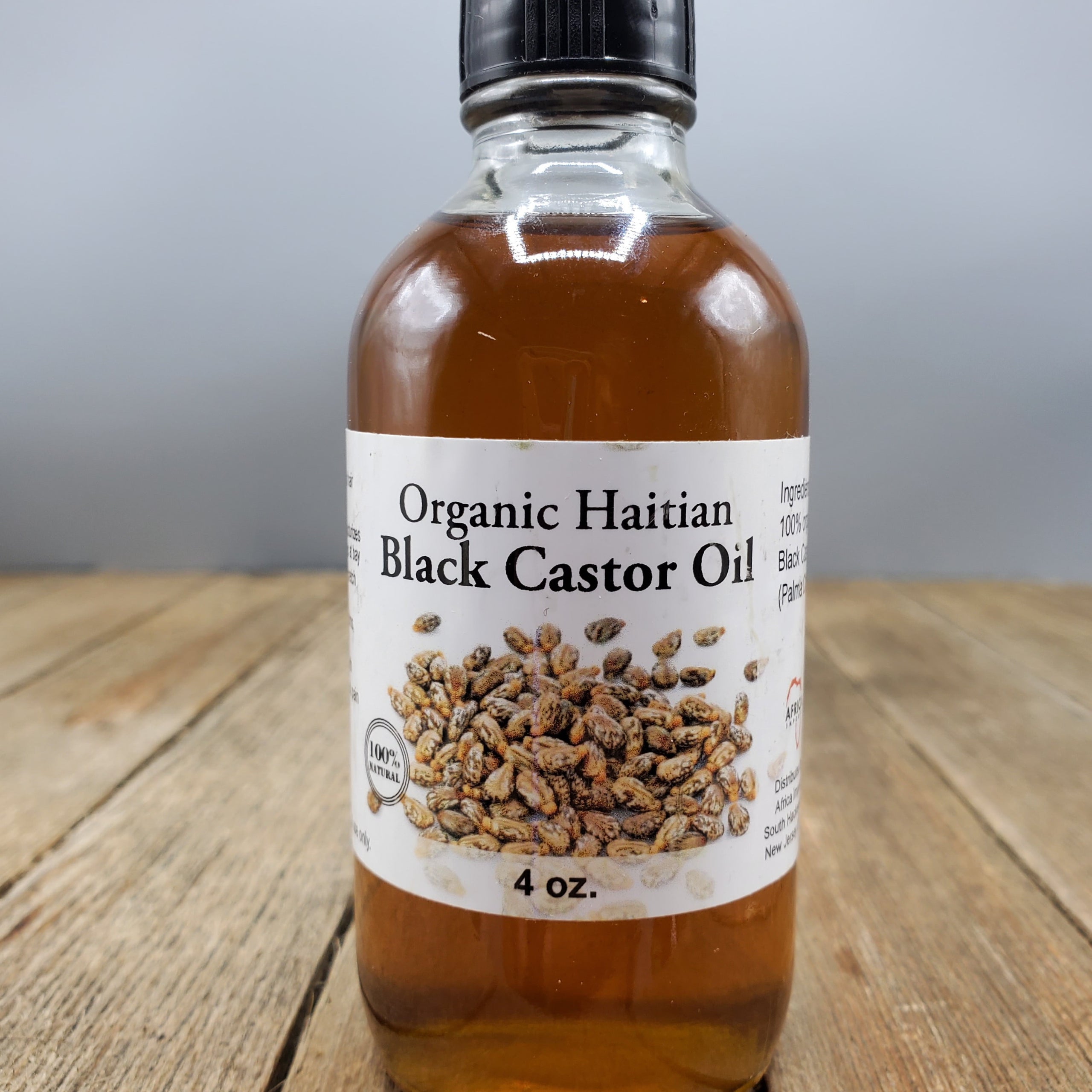 Vibrant Haitian Black Castor Oil Abstract Photography